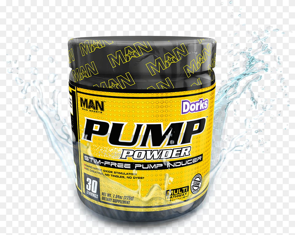 If You Struggle With Making That Mind Muscle Connection Man Sports Pump Powder 30 Servings Sour Batch, Paint Container, Can, Tin Png Image