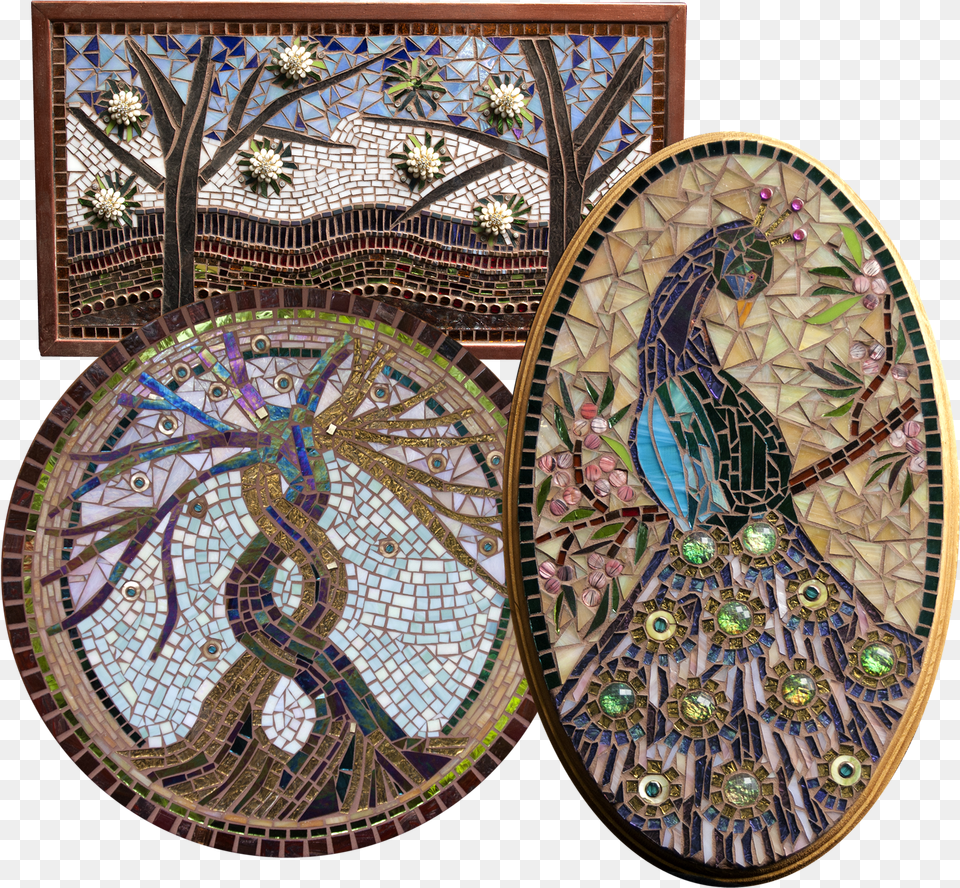 If You Want A Beautiful Piece Of Unique Mosaic Art Mosaic, Tile, Machine, Wheel Free Png Download