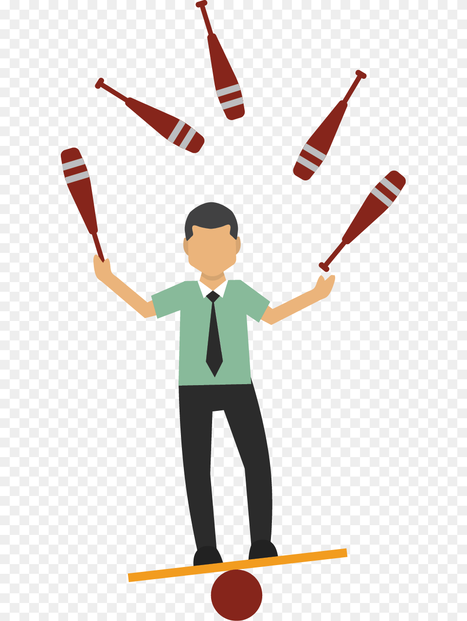 If You Work In Business Continuity Management You Illustration, Person, Juggling, Boy, Child Png