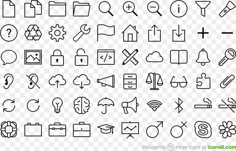 If You39re Looking For Line Icons Check Out These Icon, Text, Blackboard, Alphabet Free Transparent Png