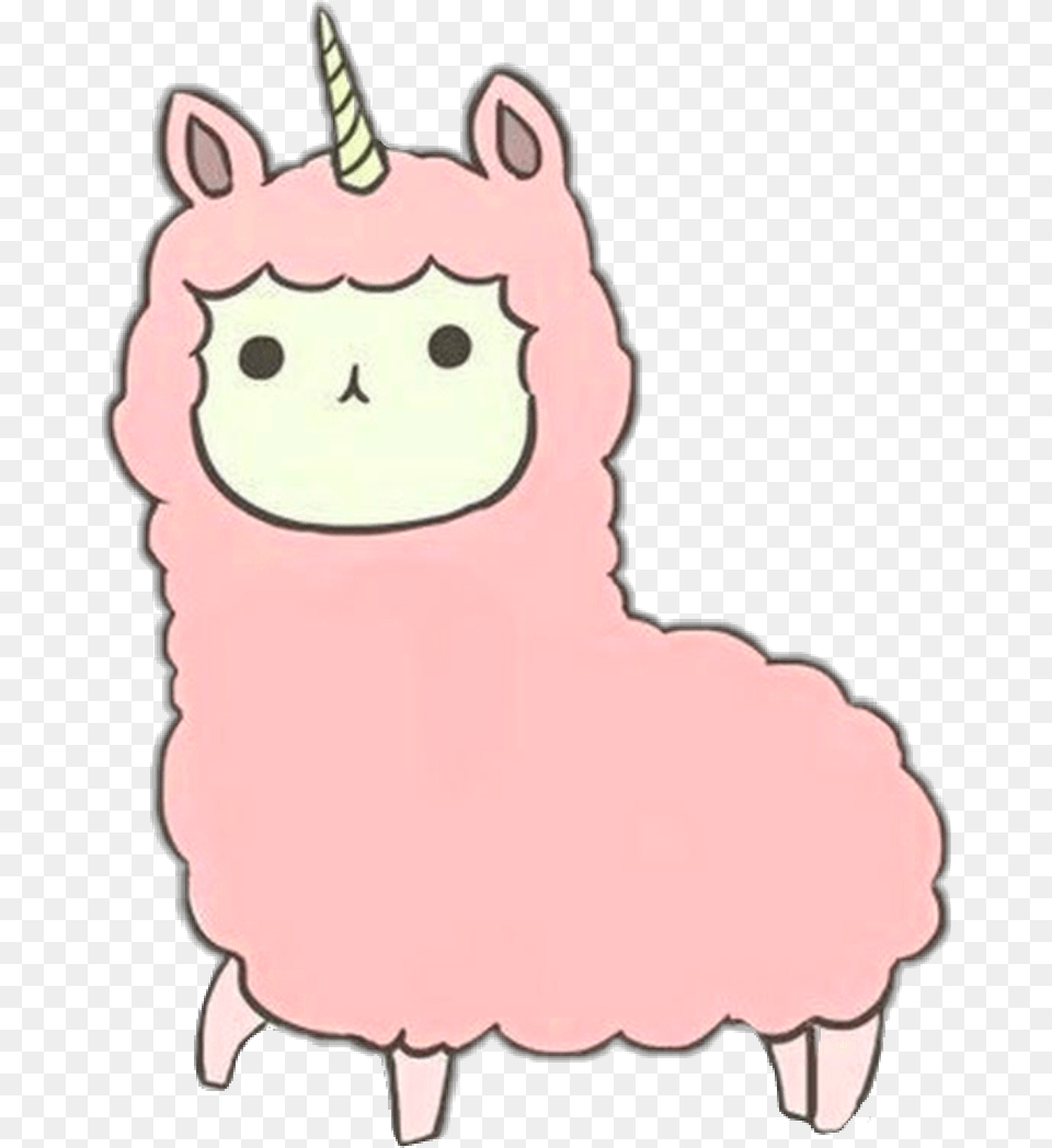 If Youquotre Reading This Follow Doniyyya On Instagram Kawaii Llama, Baby, Person, Animal, Mammal Free Png