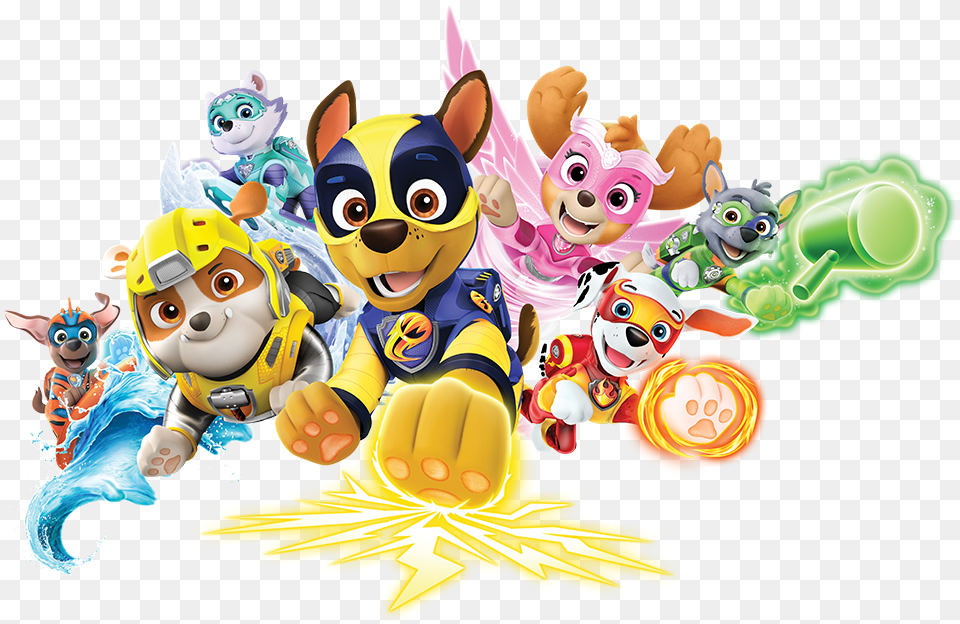 If Your Kiddos Are Fans Of Ryder Marshall Chase Paw Patrol Mighty Pups Skye, Art, Graphics, Toy, People Png