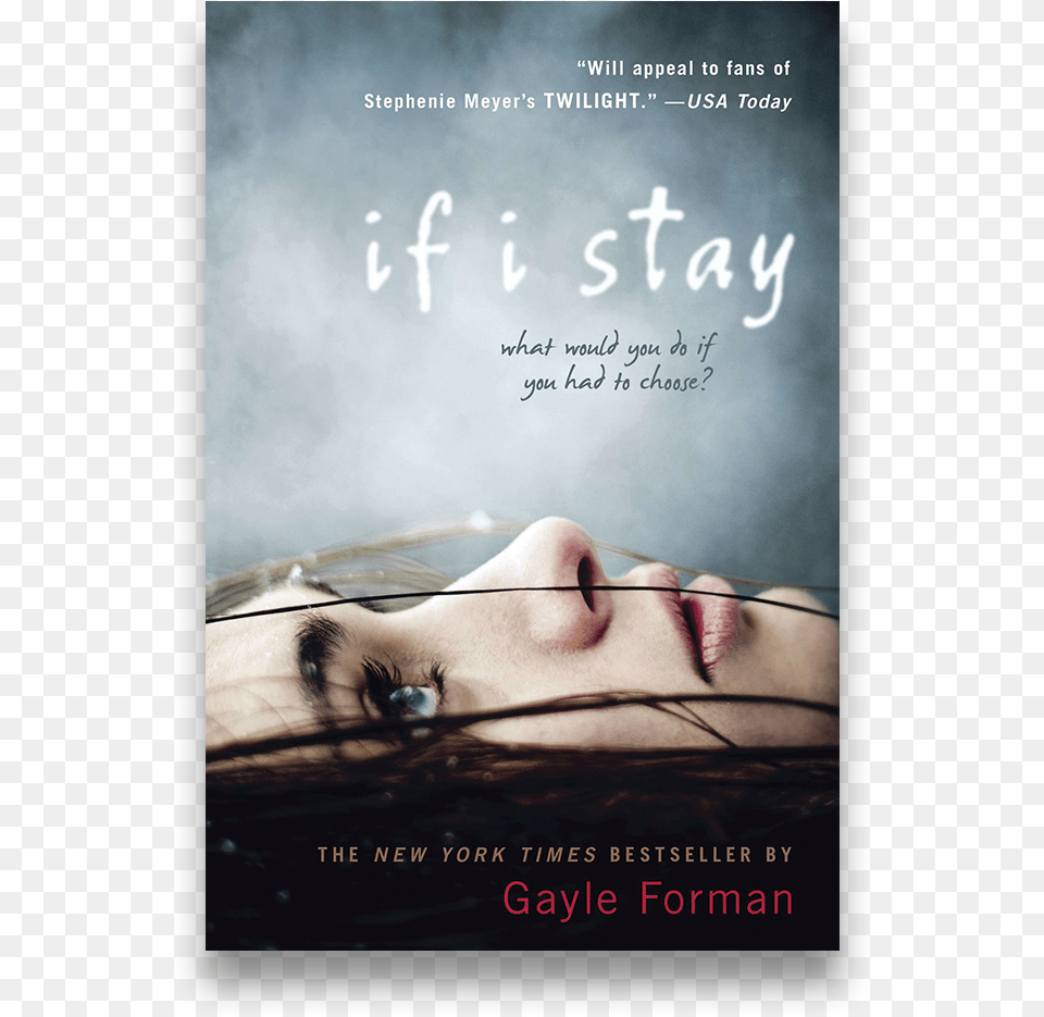 Ifistay If I Stay Book Cover, Publication, Advertisement, Adult, Portrait Free Transparent Png