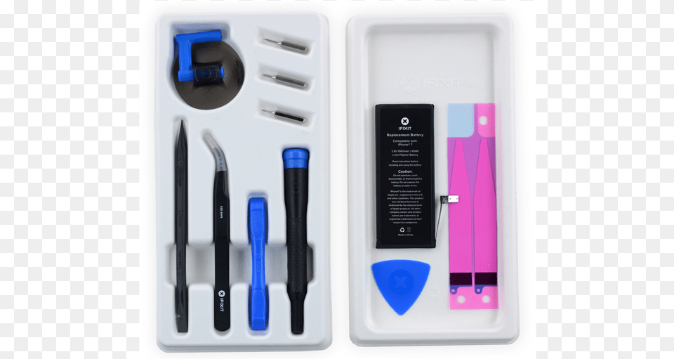 Ifixit Fix Kit Iphone 7 Battery Ifixit Iphone 7 Replacement Battery W Fix Kit, Blackboard, Brush, Device, Tool Png Image