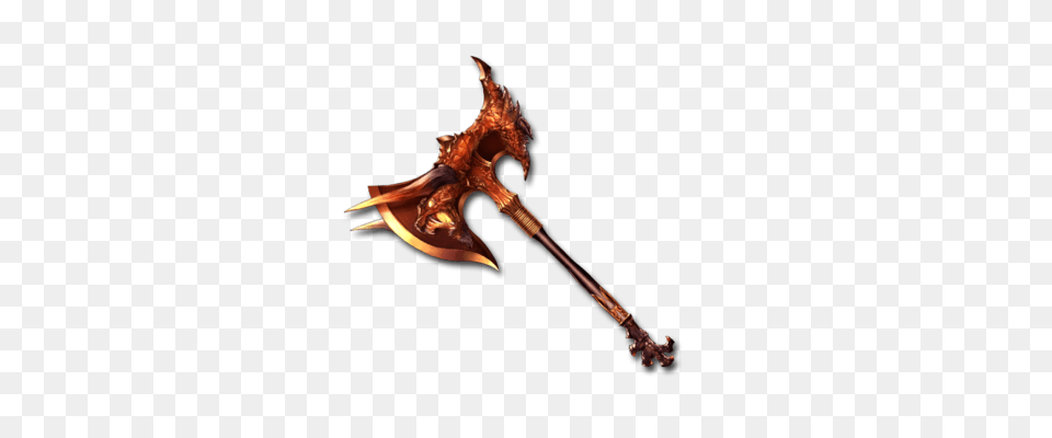 Ifrit Axe, Sword, Weapon, Bronze, Device Png