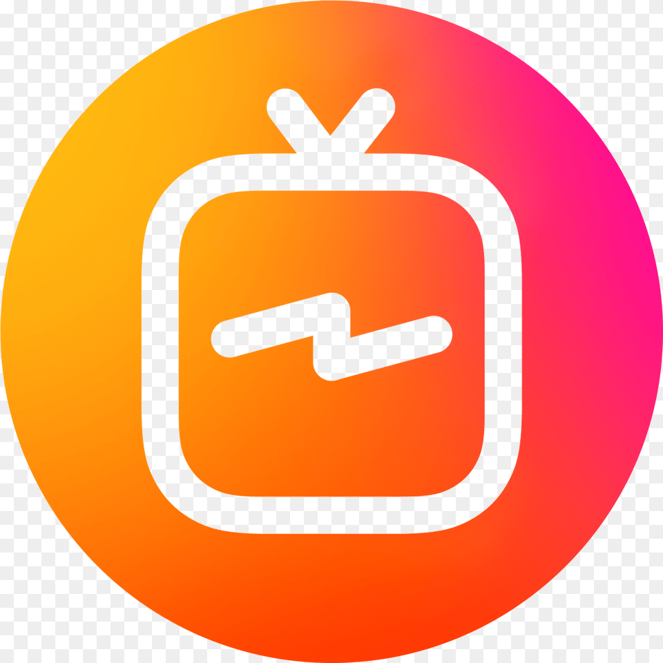 Ig Logo Picture Instagram Tv, Sign, Symbol, Disk Free Png