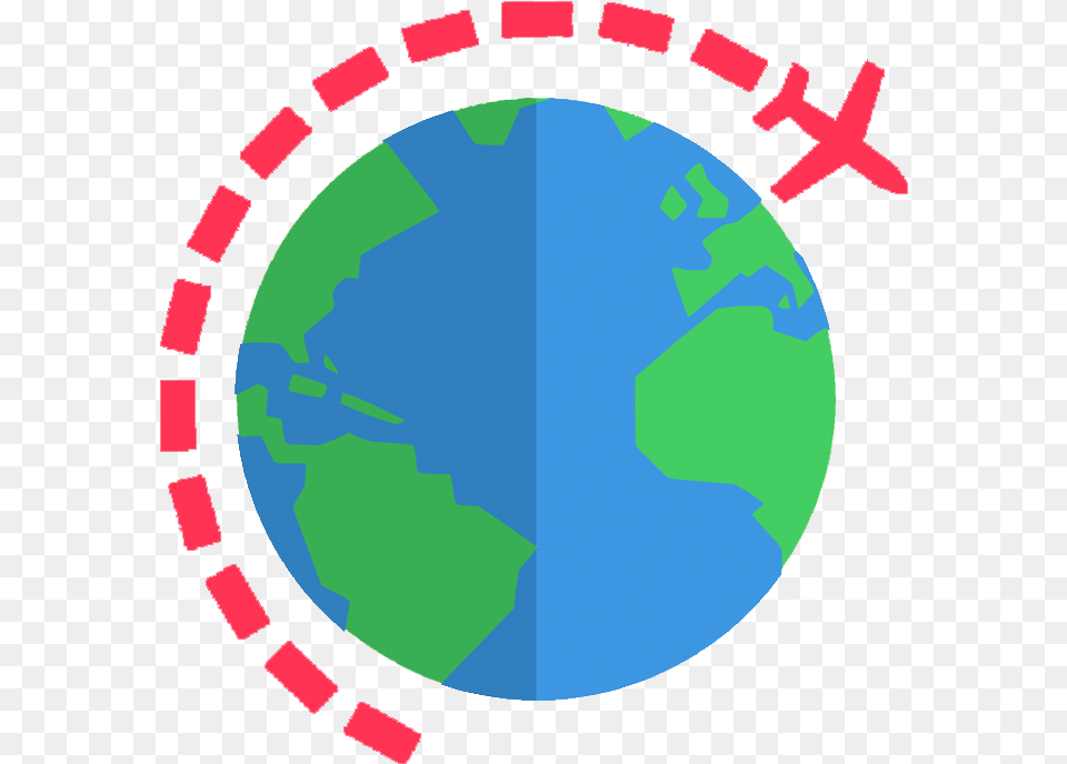 Ig Logo Plane Around The World Icon, Astronomy, Outer Space, Planet, Globe Png Image