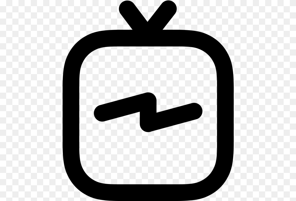 Ig Tv Logo, Gray Free Png