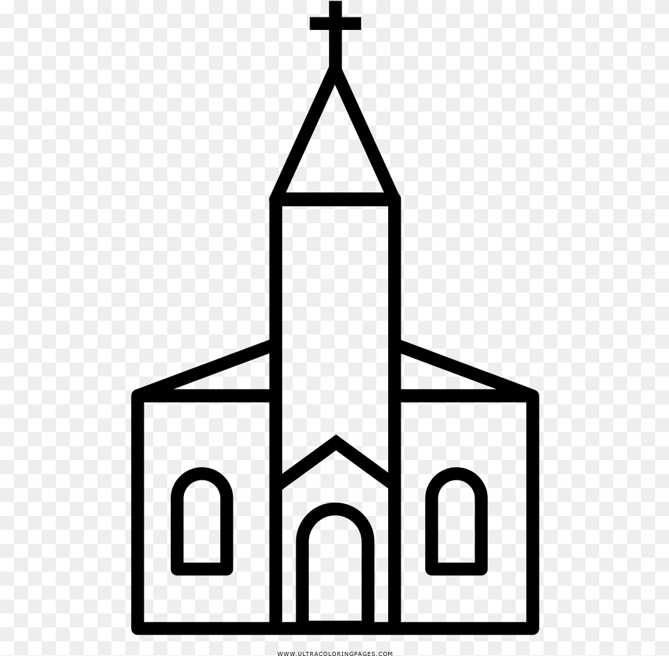 Igle Iglesia Para Dibujar, Gray Free Png