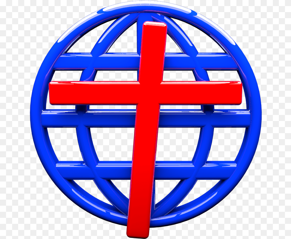 Iglesia De Dios Pentecostal M Logo Iglesia De Dios Pentecostal Mi, Cross, Symbol, Machine, Wheel Png Image