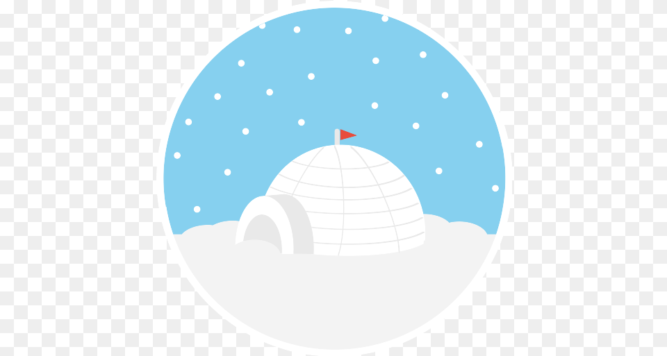 Igloo Icon Circle, Nature, Outdoors, Snow, Disk Free Transparent Png