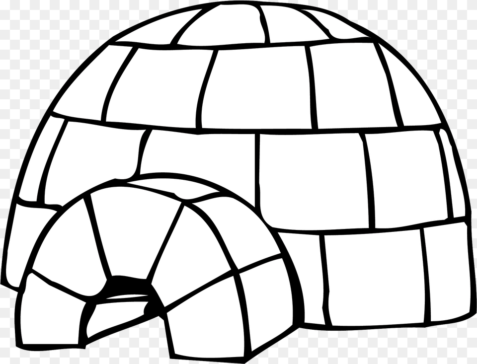 Igloo Igloo Black And White, Nature, Outdoors, Snow, Plant Png Image