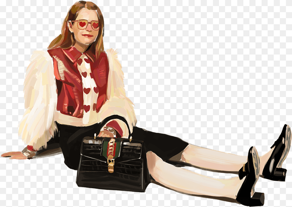 Ignasi Monreal Planehunters 2017 Acrylic On Photoshop Gucci Hallucination, Accessories, Shoe, Handbag, Footwear Free Png