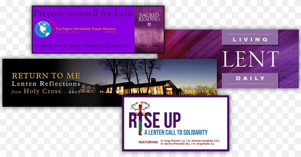 Ignatian Resources For Lent Online Advertising, Advertisement, Poster, Purple, Architecture Free Png Download