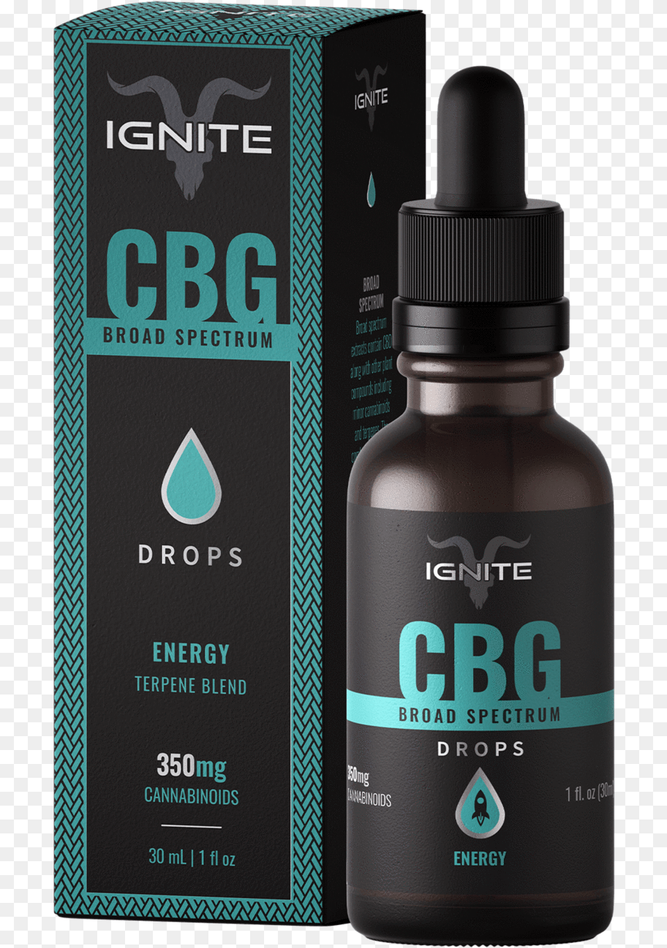 Ignite Cbd Drops, Bottle, Cosmetics, Perfume Free Png Download