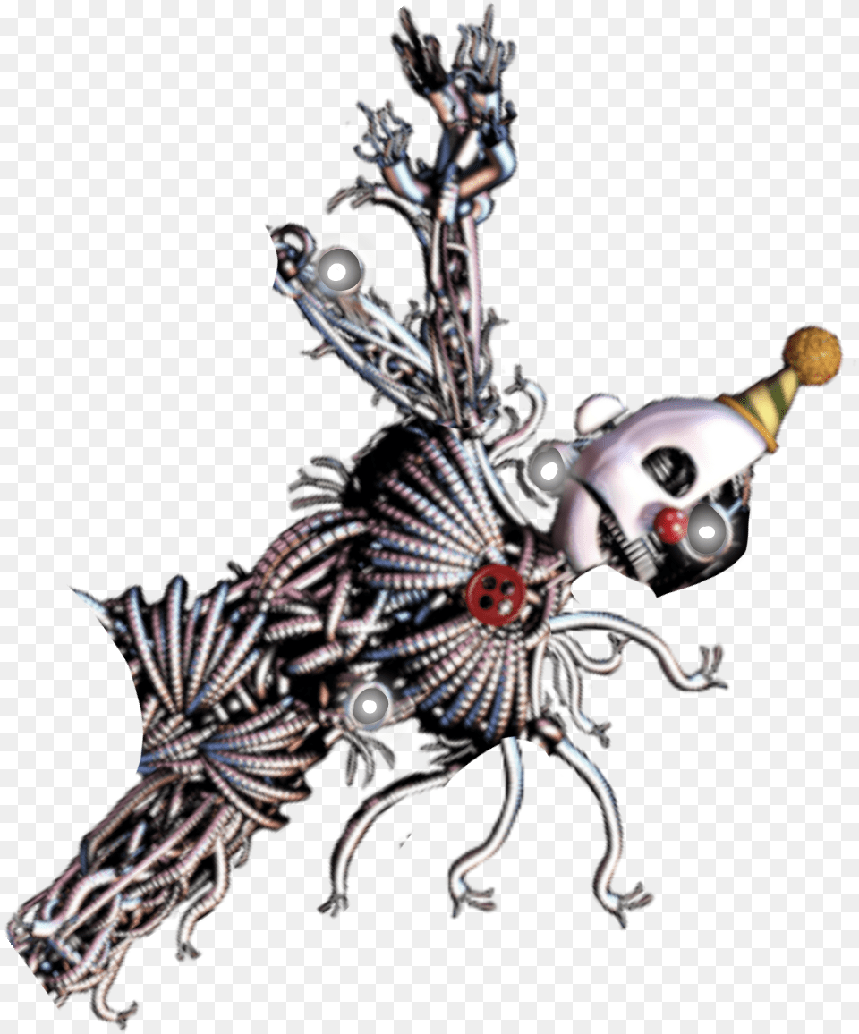 Ignited Ennard Sticker Fnaf Edits Ignited Enard Fnaf Enard, Accessories, Person, Blade, Dagger Free Transparent Png