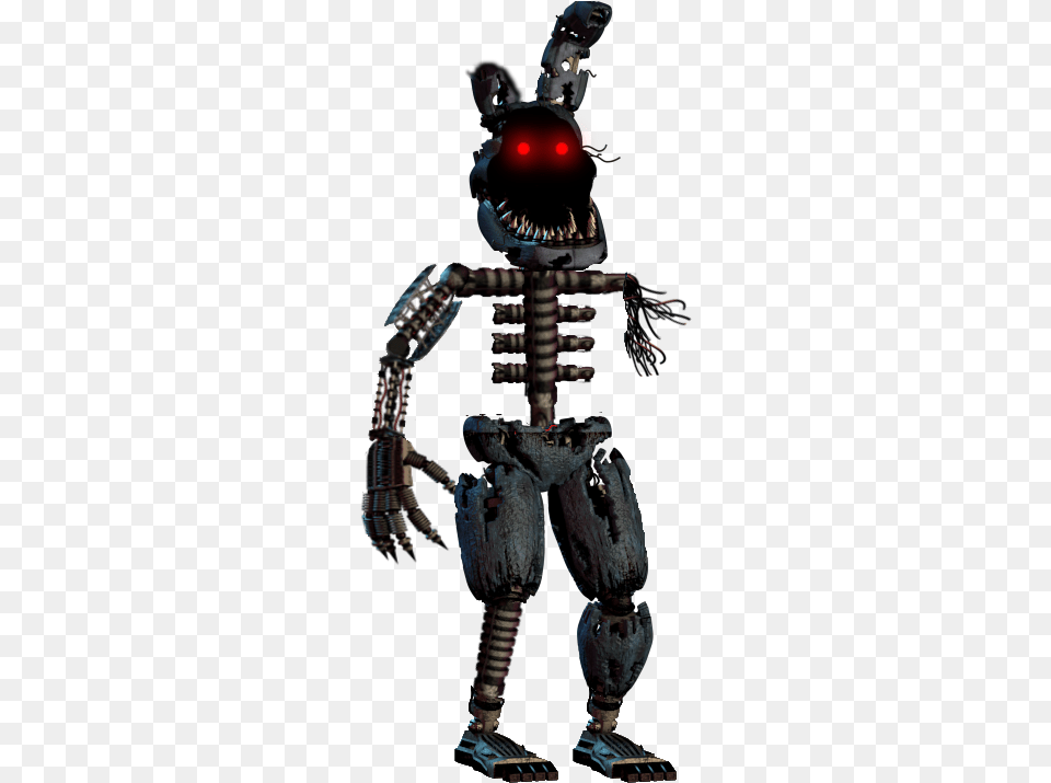 Ignited Nightmare Bonnie Withered Nightmare Bonnie, Robot, Person Free Png