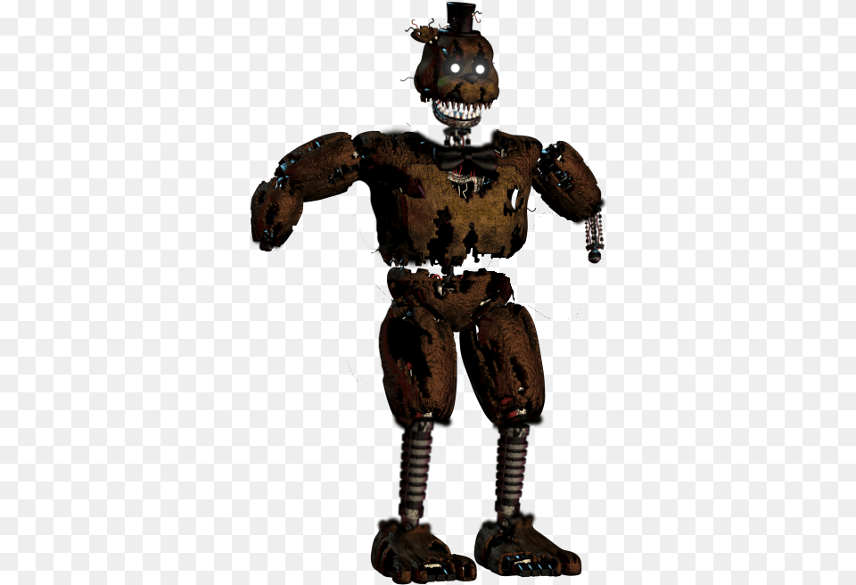 Ignited Nightmare Freddy Nightmare Ignited Freddy, Robot, Adult, Male, Man Png Image