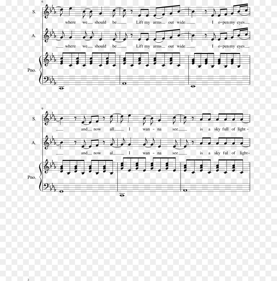 Ignition Piano Sheet Music, Gray Free Png