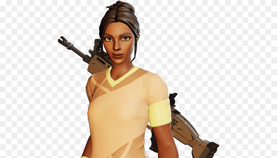 Ignore Hashtags Fortnite Thumbnail 3d, Adult, Weapon, Person, Woman Free Transparent Png