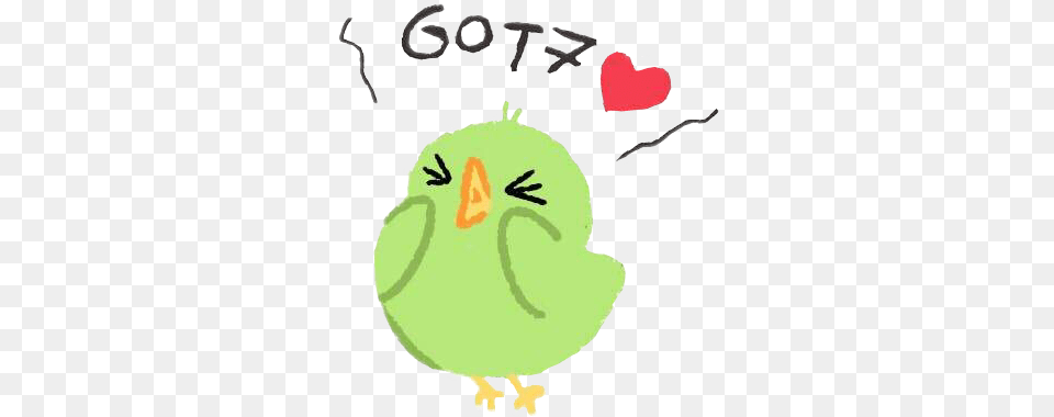 Igot7 Ahgase Babybird Ctto Fanart Bird Kpop Igot7 Ahgase, Animal, Tennis, Sport, Green Free Transparent Png