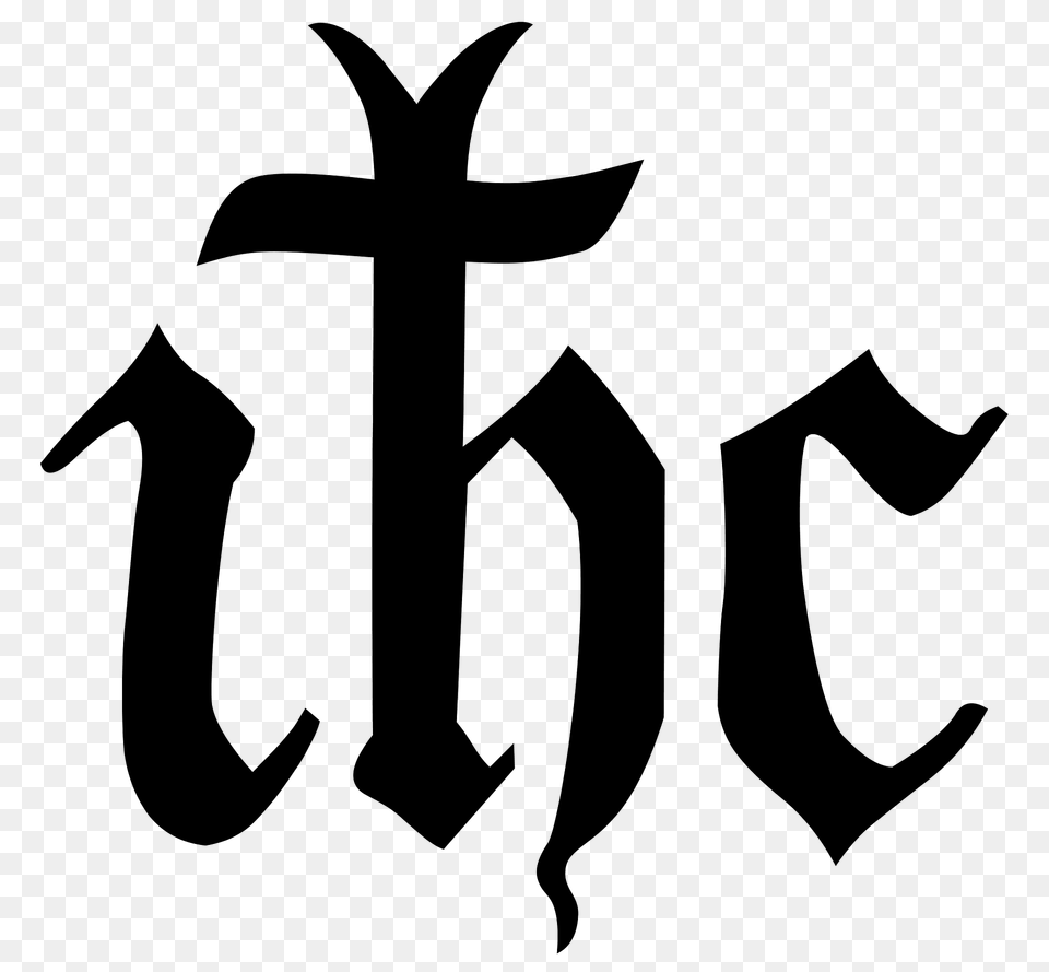 Ihc Monogram Jesus Medievalesque Clipart, Symbol, Text, Animal, Kangaroo Png