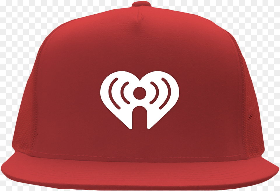 Iheart Logo Red Trucker Iheartradio Iheartradio, Baseball Cap, Cap, Clothing, Hat Free Png