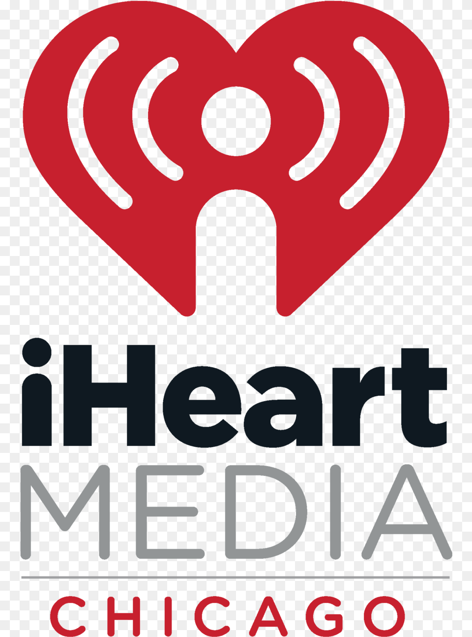 Iheartmedia Logo Ihm Vertical Color Chicago Iheartmedia Chicago, Advertisement, Poster, Book, Publication Free Transparent Png