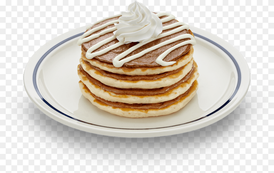 Ihop Cinn A Stacks Pancakes, Bread, Food, Pancake, Burger Png Image