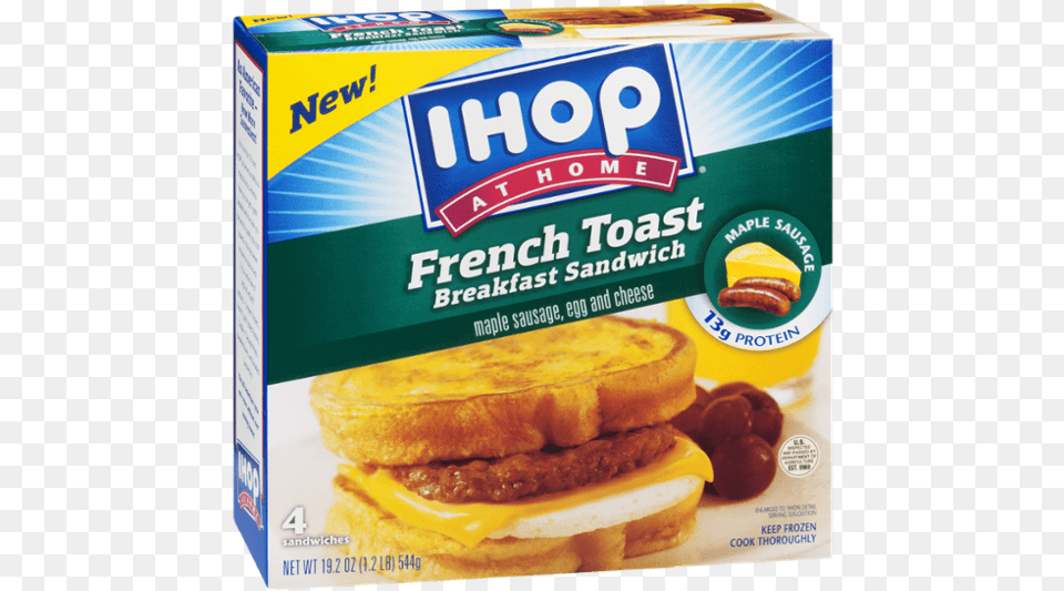 Ihop Frozen Breakfast Sandwiches, Burger, Food, Bread, Lunch Free Png Download