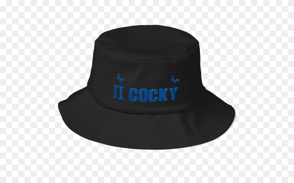 Ii Cocky Mad Hatter Bucket Hat With Blue Stitch, Clothing, Sun Hat Png Image
