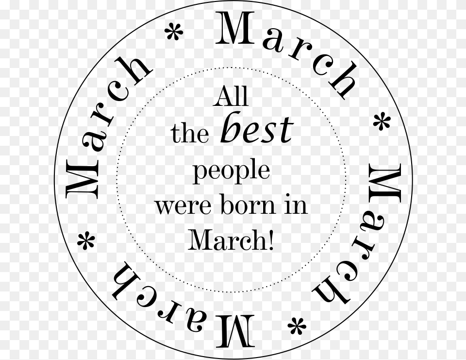 Iiiii March Birthday, Text Free Transparent Png