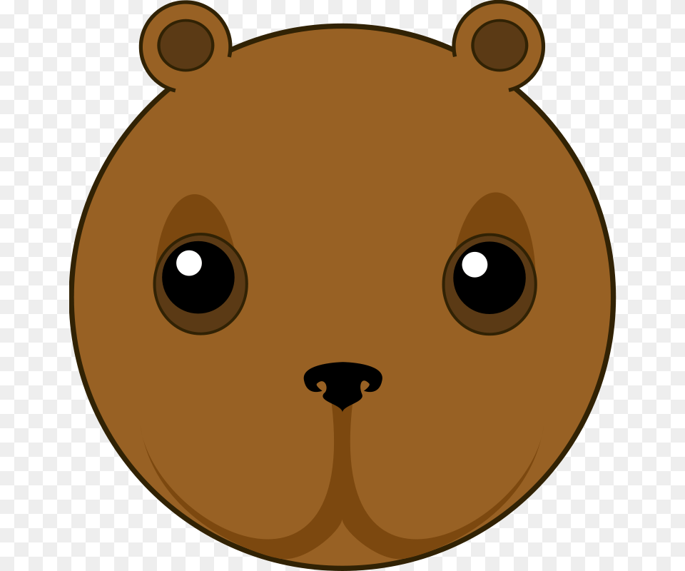 Ikabezier Cute Bear Head, Astronomy, Moon, Nature, Night Png