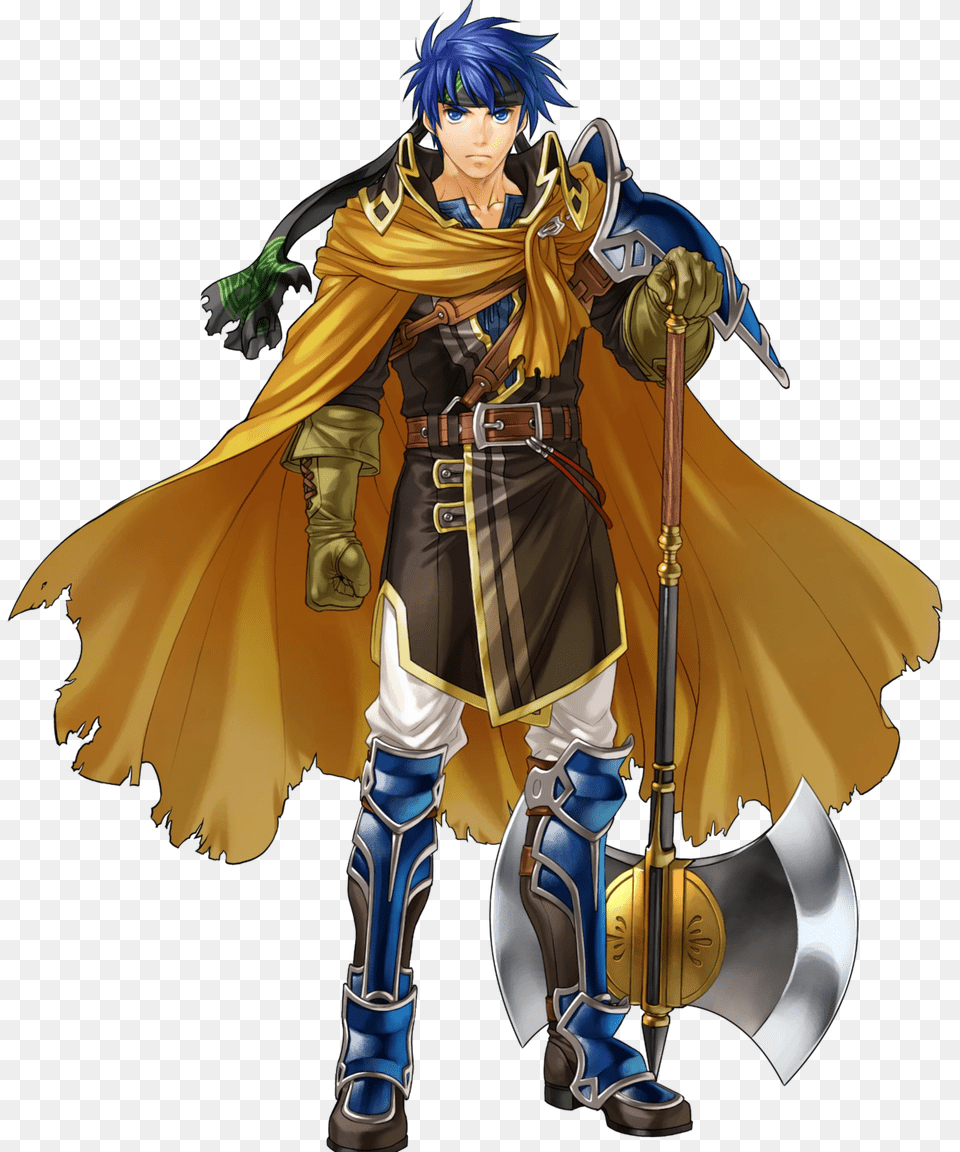 Ike Brave Mercenary Fire Emblem Heroes Wiki Brave Ike Build Fire Emblem Heroes, Clothing, Costume, Person, Publication Free Png