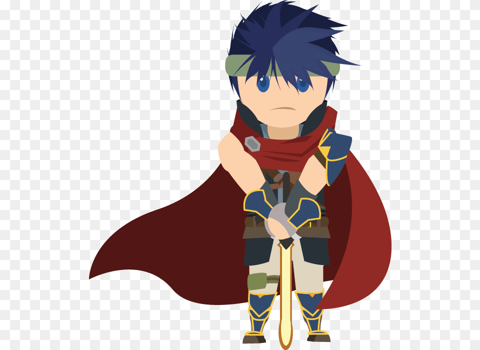 Ike By Viraldrone Ike Fire Emblem Chibi, Publication, Book, Comics, Person Free Png