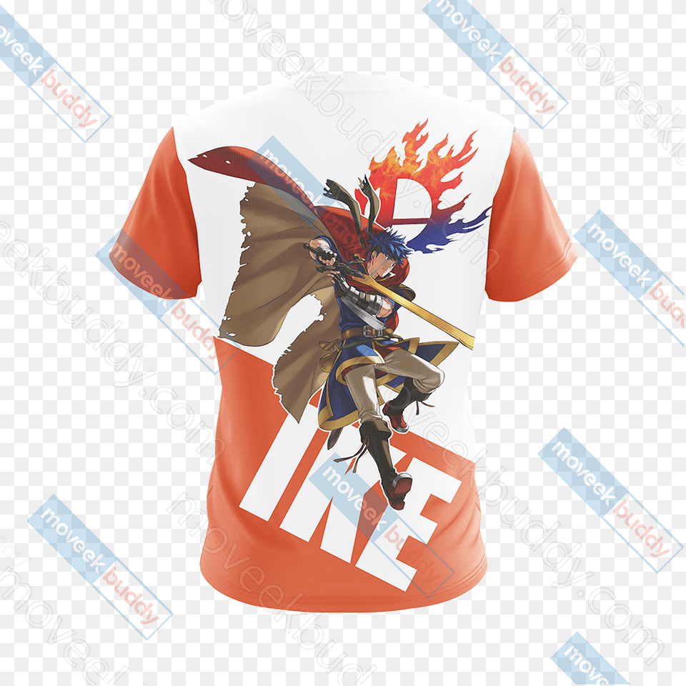 Ike New Unisex 3d T Shirt Fire Emblem Radiant Dawn Ike, Clothing, T-shirt, Person Free Transparent Png