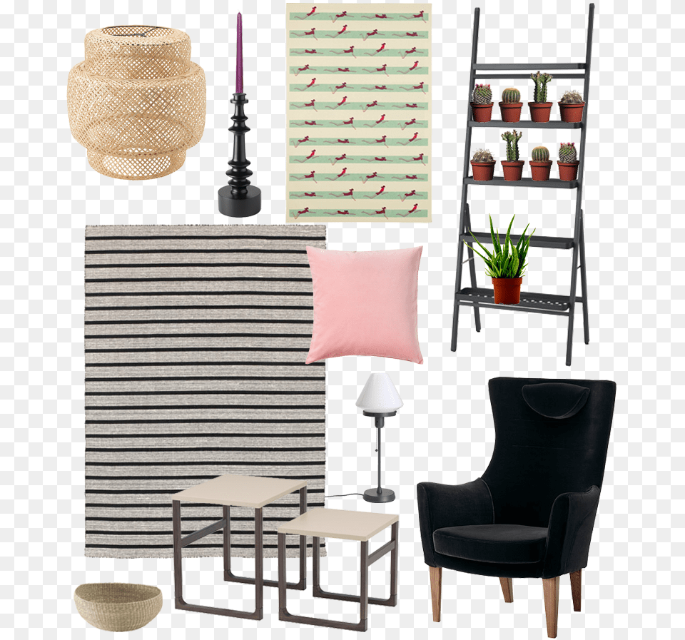 Ikea Favorites Club Chair, Cushion, Home Decor, Plant, Indoors Free Transparent Png