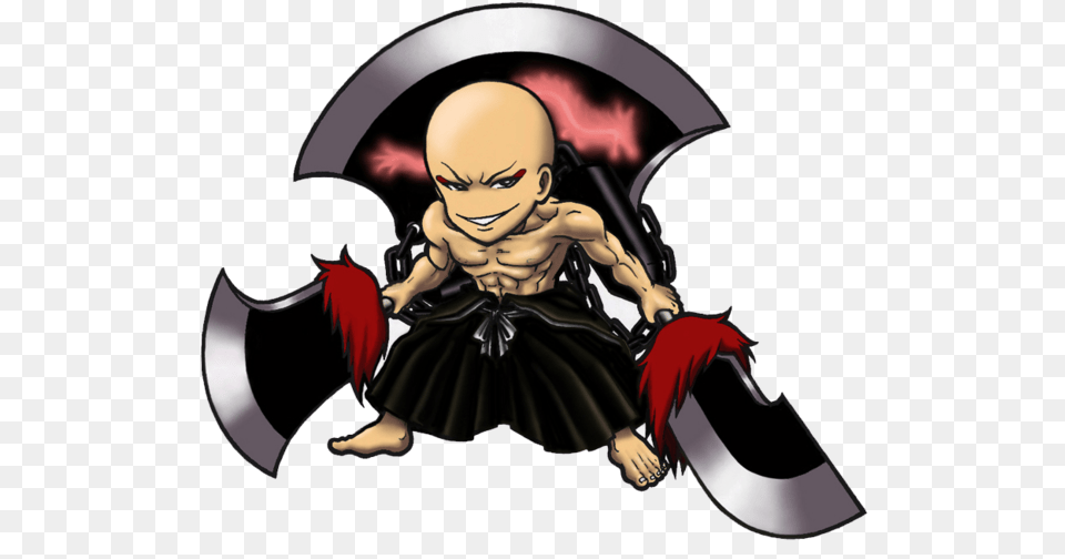 Ikkaku Madarame Bankai Chibi, Baby, Person, Face, Head Free Png Download