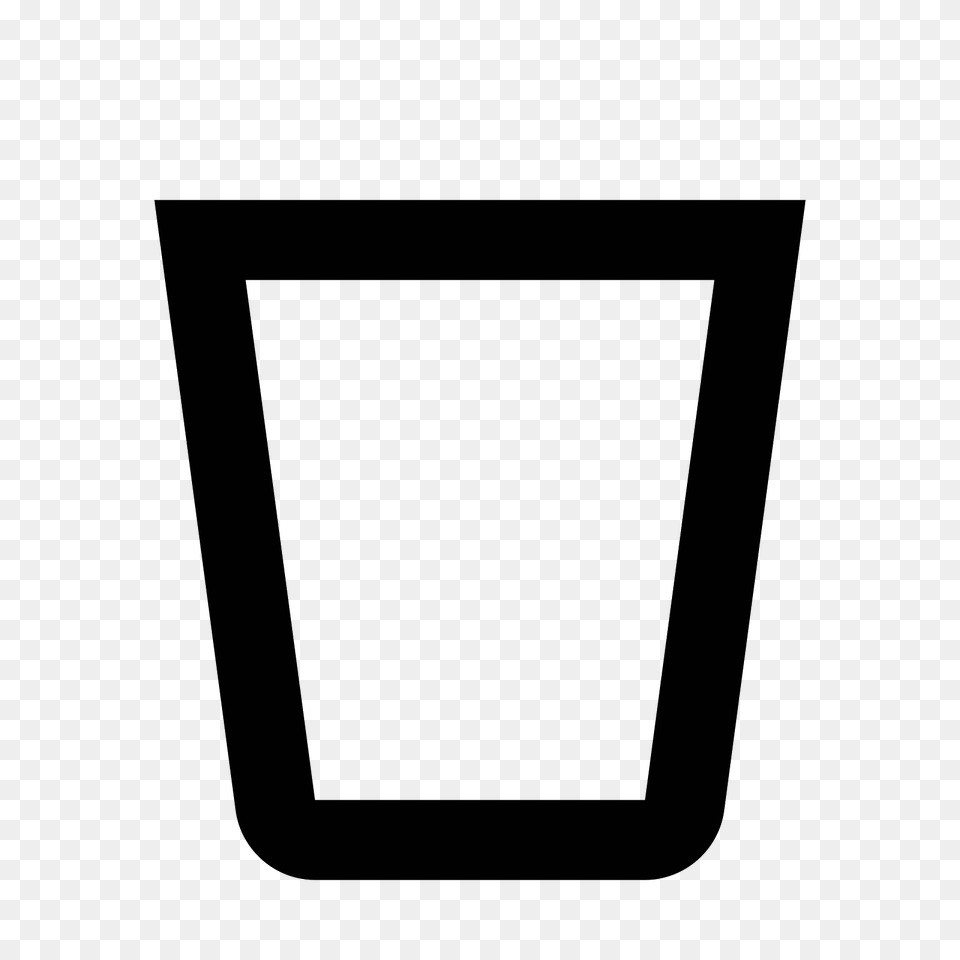 Ikonka Empty Trash, Gray Free Transparent Png