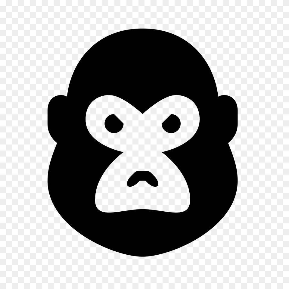 Ikonka Harambe Le Gorille, Gray Png