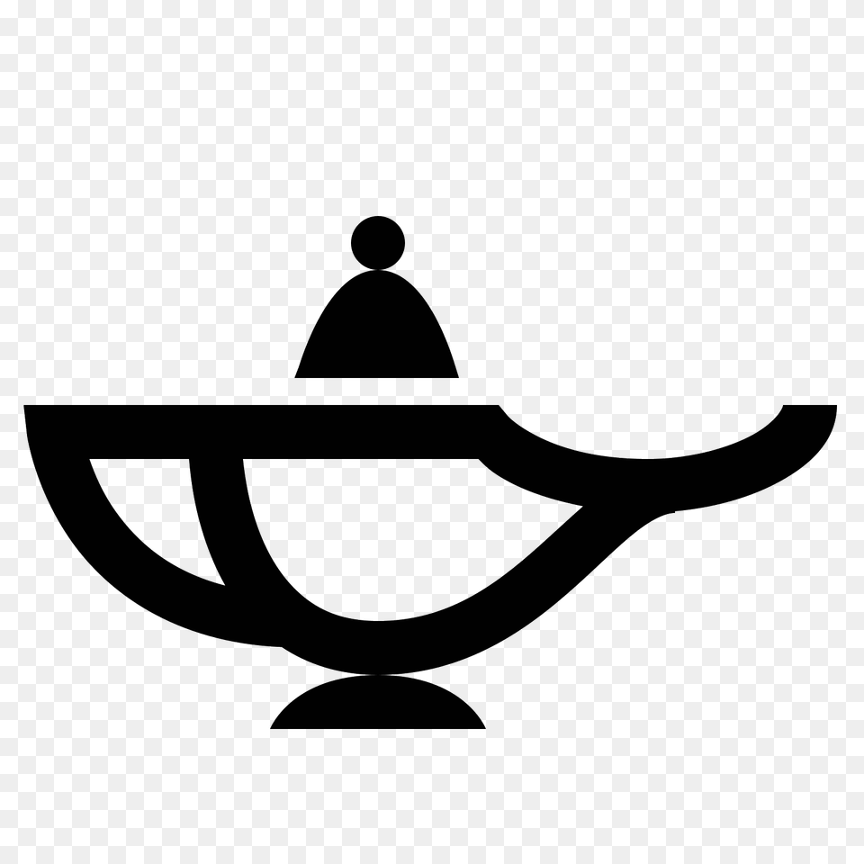 Ikonka Magic Lamp, Gray Free Png Download