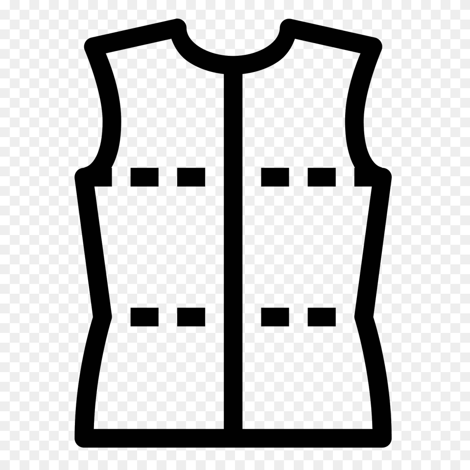 Ikonka Tailor Shirt Pattern, Gray Free Png