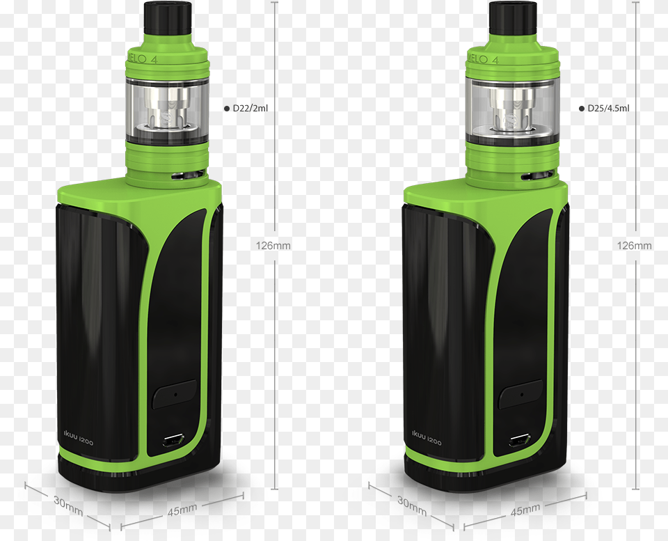 Ikuu I200 With Melo Eleaf Ikuun I200 Kit, Bottle, Shaker, Water Bottle Free Png Download