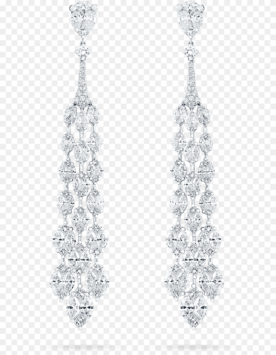 Il 09 014 01 Illusion Earrings Copy Chandelier Marquise Earrings, Accessories, Diamond, Earring, Gemstone Free Png