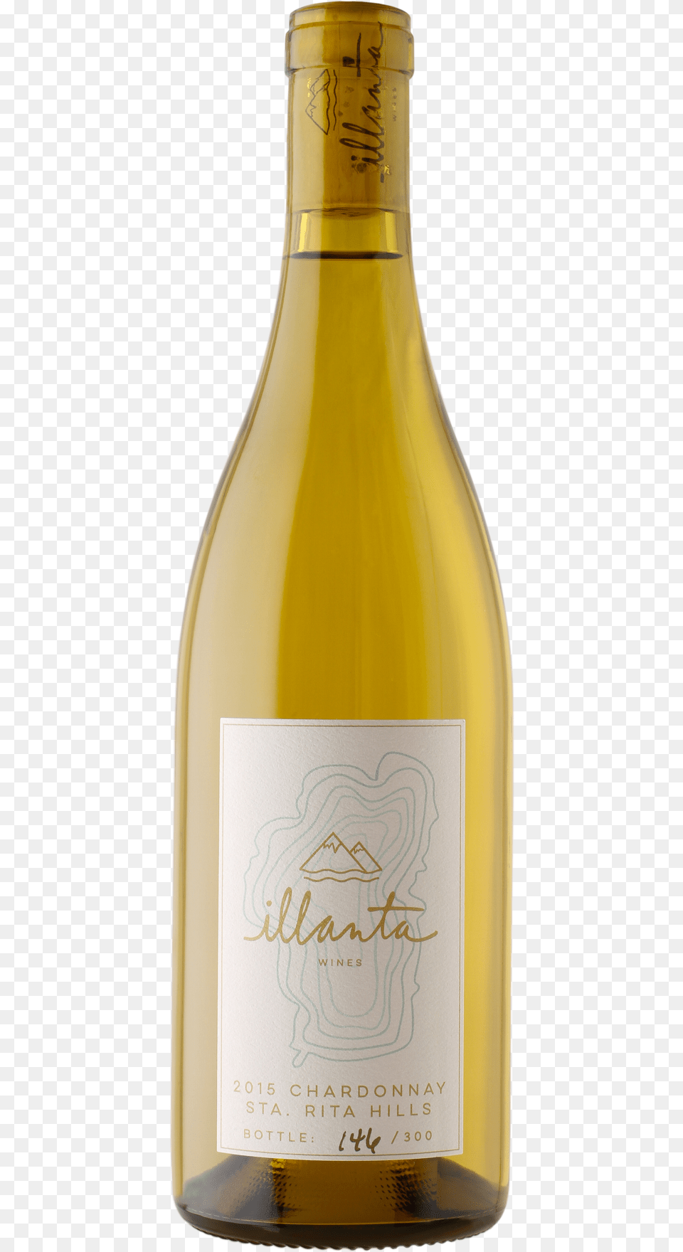 Illante Santa Rita Hills Chardonnay 2015, Alcohol, Beverage, Bottle, Liquor Png