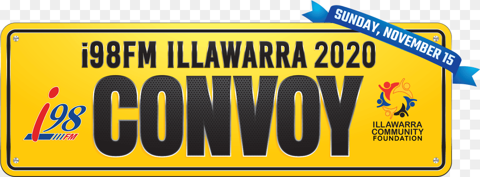 Illawarra Convoy Signage, License Plate, Transportation, Vehicle Free Png Download