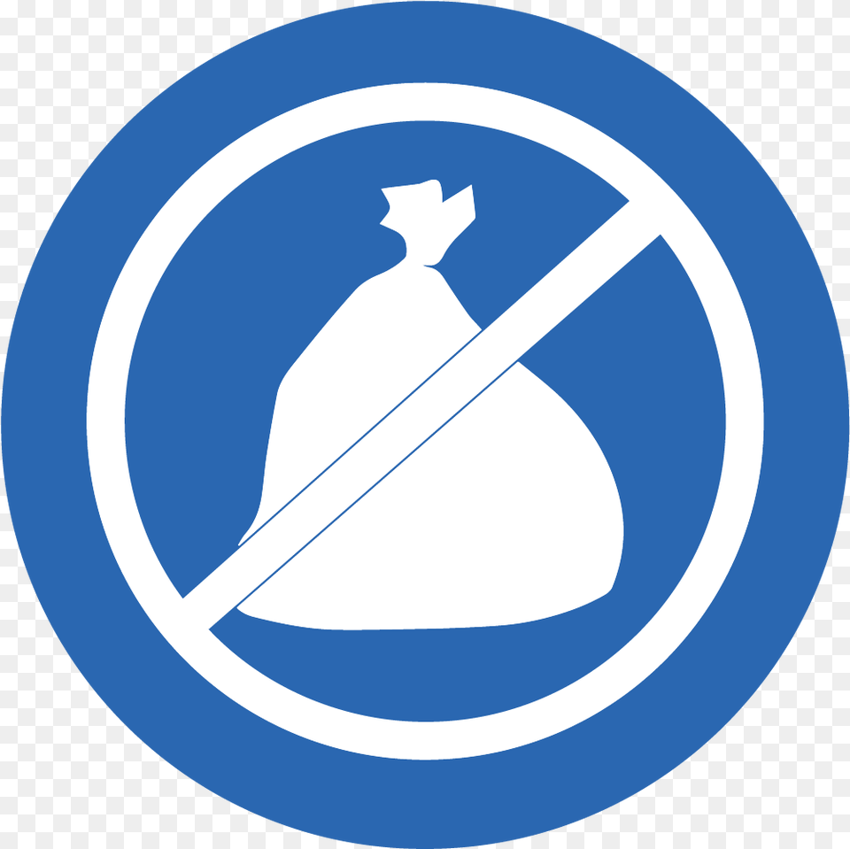 Illegal Dumping Program Icon, Symbol, Bag, Sign Free Transparent Png