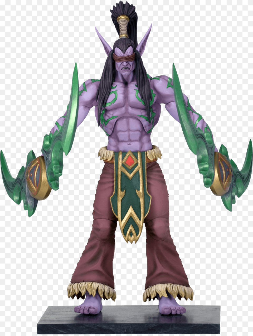 Illidan Heroes Of The Storm Figure Heroes Of The Storm Illidan Figure, Person, Face, Head Png Image