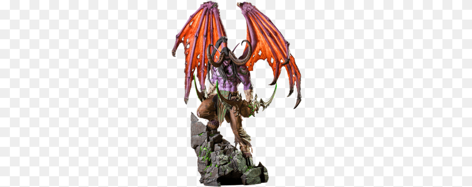 Illidan Statue, Accessories, Dragon Png Image