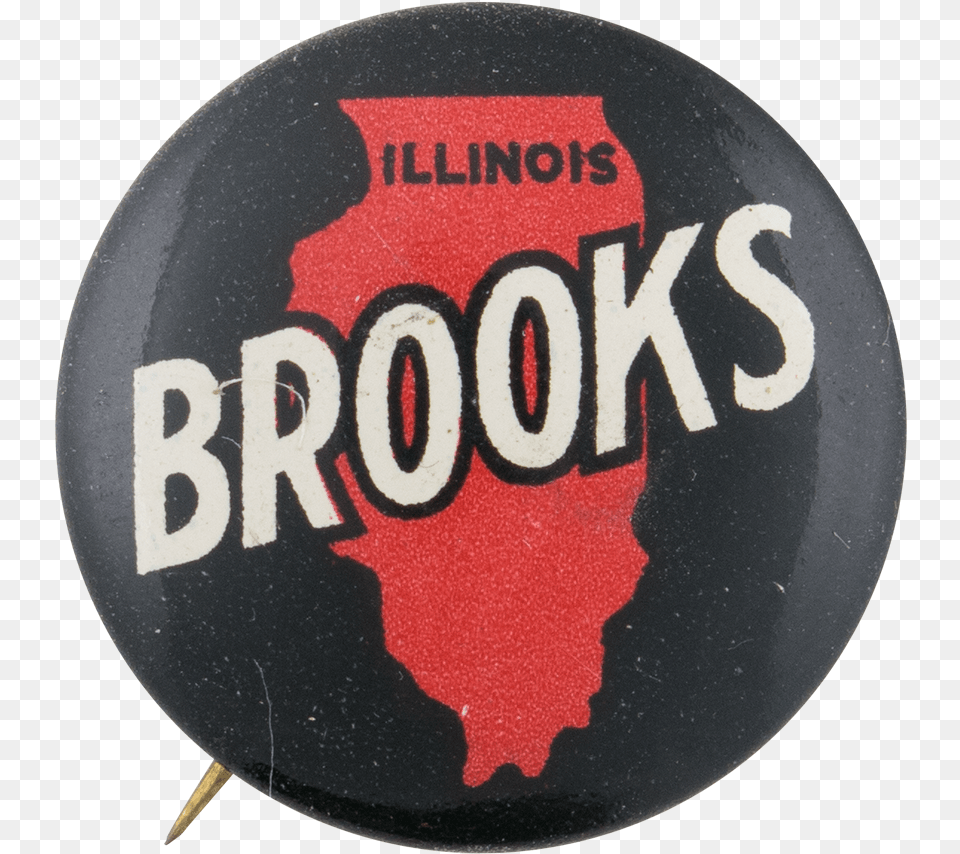 Illinois For Brooks Political Button Museum Circle, Badge, Logo, Symbol Png Image